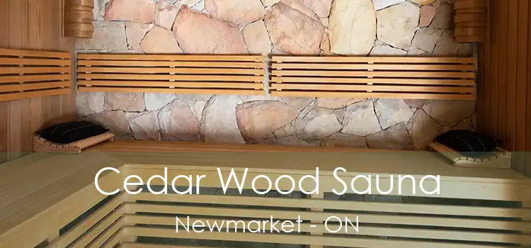  Cedar Wood Sauna Newmarket - ON