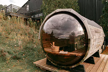 panoramic view sauna in Newmarket, ON