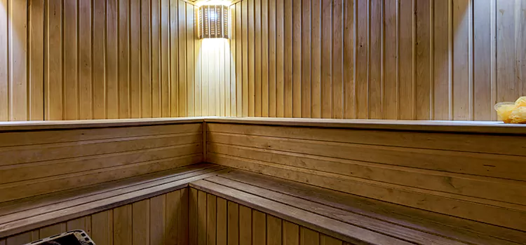Modern Outdoor Sauna  Setup in Newmarket, Ontario