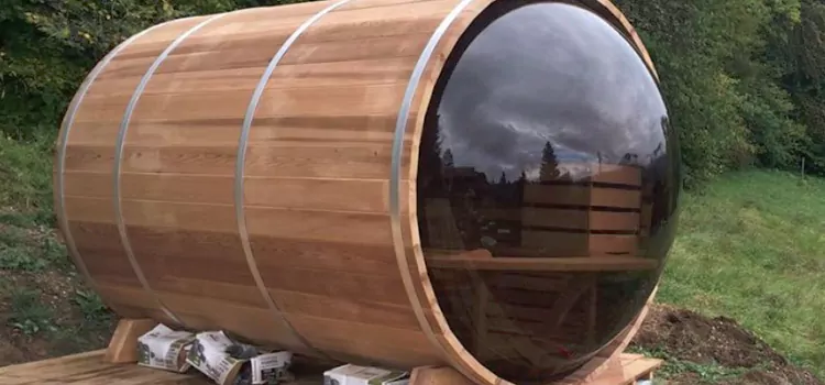 Panorama 4-Person Glass Cabin Sauna Maintenance in Newmarket, Ontario