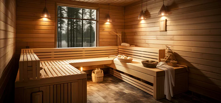 Traditional Sauna Design in Newmarket, ON