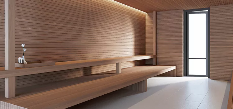 Spruce Wood Sauna Maintenance in Newmarket, ON