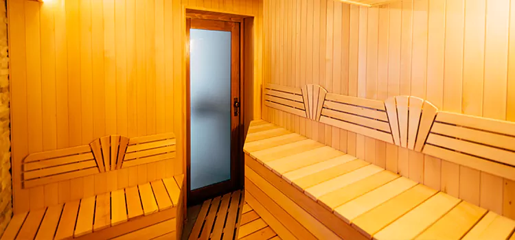 Old Cabin Conversion To Sauna in Newmarket, Ontario