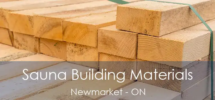  Sauna Building Materials Newmarket - ON